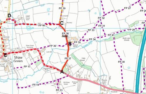Footpath Closure, FP37 & 38